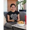 imageFunny Valentines Day Gamer Shirt Controllers Heart Girls Women TShirtRed