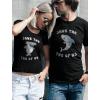 imageJaws The Two of Us Valentines Day Outfit for Him ampamp Her Matching Couples ShirtsMen Blue  Women Blue