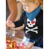 imagePirate Heart Eyepatch Girls Boys Valentines Day Shirt Skull ampamp Crossbones Valentine Toddler Kids Long Sleeve TShirtBlack