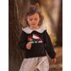 imageValentines Day Dump Truck Loads of Love Toddler Kids SweatshirtDump Truck  Black