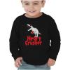 imageDinosaur Boys Valentines Shirt Long Sleeve Funny Trex Heart Crusher Valentine Day Toddler Boy Kids TShirtCrusher  Black