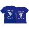 imageJaws The Two of Us Valentines Day Outfit for Him ampamp Her Matching Couples ShirtsMen Blue  Women Blue