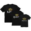 imageKing Queen ampamp Prince Family Set for Husband Wife ampamp Boy Matching for ValentinesKing Black  Prince Black  Queen Black