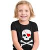 imageTstars  Pirate Skull ampamp Heart Valentines Day Toddler Kids TShirtBlack