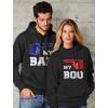 imageTstars My BAE  My BOO  Gift for Couples His ampamp Hers Valentines Matching Set HoodiesMy Bae Black  My Boo Black