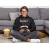 imageTstars Video Gamer Valentines Day Sweatshirt Controllers Heart Be My Player 2 HoodieBlack