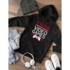 imageV is for Video Games Funny Valentines Day Gamer Men Gift HoodieBlack