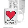 imageVideo Games Coffee Mug Valentines Gift for Boyfriend Girlfriend Husband Wife Funny Gamer Gifts Be My Player 2 Valentines Day Gamers Coffee Mug 15 Ounce WhiteWhite
