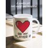 imageVideo Games Coffee Mug Valentines Gift for Boyfriend Girlfriend Husband Wife Funny Gamer Gifts Be My Player 2 Valentines Day Gamers Coffee Mug 15 Ounce WhiteWhite