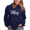 imageTstars  Wifey Gift for Wife for Valentines Day Women HoodieBlue
