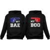 imageTstars My BAE  My BOO  Gift for Couples His ampamp Hers Valentines Matching Set HoodiesMy Bae Black  My Boo Black