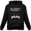imageTstars Video Gamer Valentines Day Sweatshirt Controllers Heart Be My Player 2 HoodieBlack
