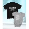 imageFunny Security Squad Big Brother Little Sister Matching Sibling Outfits Toddler Kids Tshirt ampamp Baby Bodysuit Set Toddler Kids TShirt Black 2T  Baby Bodysuit Gray Newborn 03M