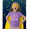 imageIm a Big Sister Shirt Baby Announcement Sibling Girls Kids Fitted TShirtLavender
