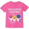 imageBig Sister Shirt Baby Shark Birthday Shirt Fintastic Sister TShirtPink