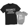 imageFunny Security Squad Big Brother Little Sister Matching Sibling Outfits Toddler Kids Tshirt ampamp Baby Bodysuit Set Toddler Kids TShirt Black 2T  Baby Bodysuit Gray Newborn 03M