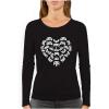 imageFunny Valentines Day Gamer Shirt Controllers Heart Women Long Sleeve TShirtBlack