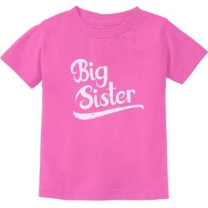 imageBig Sister Little Brother Matching Outfits Baby Announcement Sibling Shirts Big SisPink