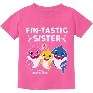 imageBig Sister Shirt Baby Shark Birthday Shirt Fintastic Sister TShirtPink