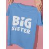 imageBig Sister Shirt Baby Announcement Sibling Reveal Toddler Kids Girls TShirtCalifornia Blue