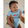 imageI Love My Sisters Siblings Outfits Sibling Baby Boy Girl Infant BodysuitAqua