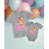 imagePaw Patrol Skye Big Sister Little Sister Matching Outfits Girls Sibling ShirtsKid Gray  Baby Gray