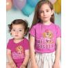 imagePaw Patrol Skye Big Sister Little Sister Matching Outfits Girls Sibling ShirtsKid Pink  Baby Wow Pink