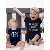 imageTstars Did We Just Become Bestfriends Big Brother Sister Little Bro Sis Matching Sibling Kids Shirt ampamp Baby Bodysuit SetChild Navy  Baby Navy