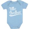 imageLittle Brother Newborn Outfit Baby Announcement Baby Boy Infant Bodysuit Sibling Shirts Little BroAqua