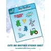 imageGoing to Big A Brother Tractor Loving Boys Gift ToddlerKids Long Sleeve TShirtGreen