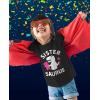 imageTrex Saurus Big Sister Shirt Pregnancy Reveal Sibling Girls Kids Fitted TShirtBlack