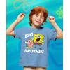 imageTstars  Spongebob and Gary Big Brother Funny Toddler Kids TShirtCalifornia Blue