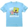 imageTstars  Spongebob and Gary Big Brother Funny Toddler Kids TShirtCalifornia Blue