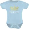 imageTstars Prince Crown Newborn Outfit for Boys Baby Boy Brother Infant BodysuitAqua
