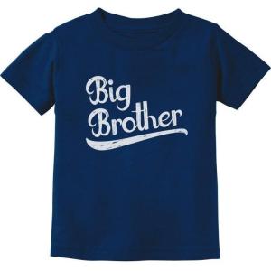 imageTeeStars  Gift for Big Brother Siblings Gift Boys ToddlerInfant Kids TShirtNavy