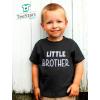 imageLittle Brother Gift for Siblings New Brother ToddlerInfant Kids TShirtGreen