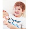 imageOnly Child Turned Big Brother Shirt Baby Announcement Sibling Boys Kids ShirtsOnlychild  White