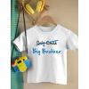 imageOnly Child Turned Big Brother Shirt Baby Announcement Sibling Boys Kids ShirtsOnlychild  White