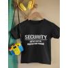 imageSecurity Protection Squad Big Brother Shirt Pregnancy Announcement Sibling Boys Toddler ampamp Youth Kids TShirt 56 Black