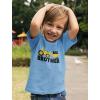 imageTractor Big Brother Little Brother Matching Sibling Outfits Toddler Kids Tshirt ampamp Baby Bodysuit SetBaby Green  Kids California Blue
