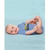 imageTstars Bulldozer Little Brother Newborn Outfit Baby Announcement Construction Infant BodysuitAqua