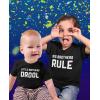 imageTstars Funny Big Brother Shirt Little Brothers Matching Outfits Boys Sibling ShirtsBig Bro Black  Lil Bro Black