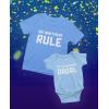 imageTstars Funny Big Brother Shirt Little Brothers Matching Outfits Boys Sibling ShirtsBig Bro Cali Blue  Lil Bro Aqua