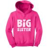 imageTeeStars  Big Sister  Sibling Gift Idea Elder Sister Cute Toddler HoodiePink