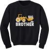 imageTstars  Big Brother Gift  Tractor Loving Boy ToddlerKids SweatshirtBlack