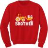 imageTstars  Big Brother Gift  Tractor Loving Boy ToddlerKids SweatshirtRed