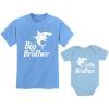 imageTstars Big Brother Little Brother Shirts Gift For Shark Loving Boys Siblings SetBig Bro California Blue  Lil Bro Aqua