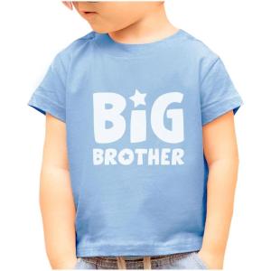imageSibling Big Brother Shirt Baby Announcement Siblings Boys Toddler Kids TShirtCalifornia Blue