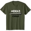 imageKids Middle Child Shirt Sibling Big Brother Sister TShirtOlive Green