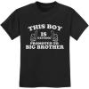 imageThis Boy is Getting Promoted to Big Brother Sibling Boys Toddler Kids TShirtBlack